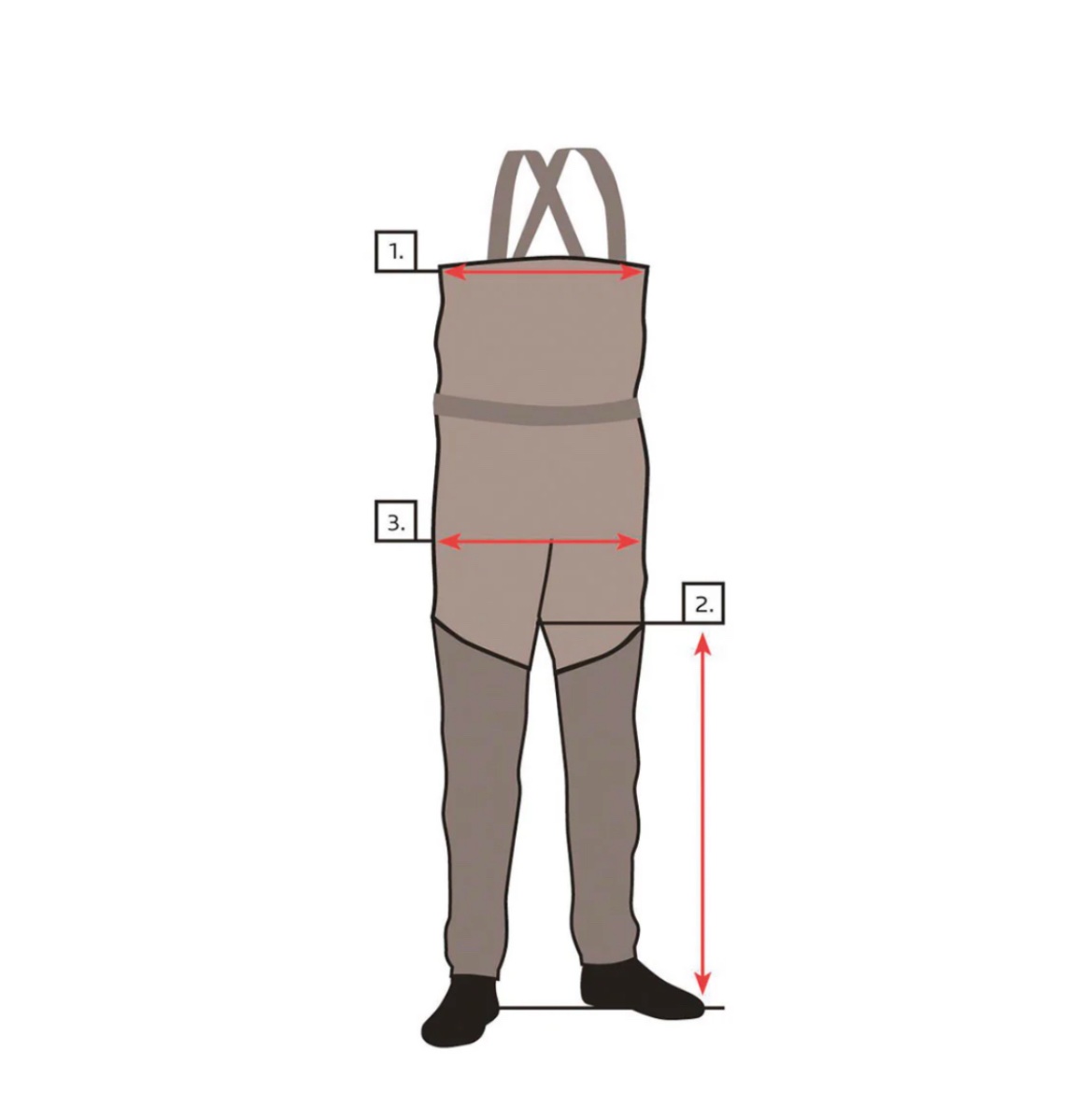 Waders TOOL RELIEF Stockingfoot – Image 3